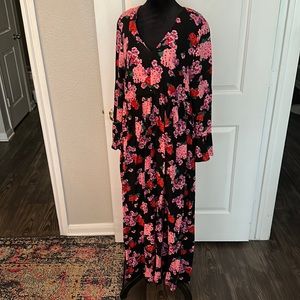 Long sleeve Floral Maxi